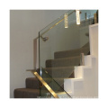 Stainless steel column railing glass staircase handrail